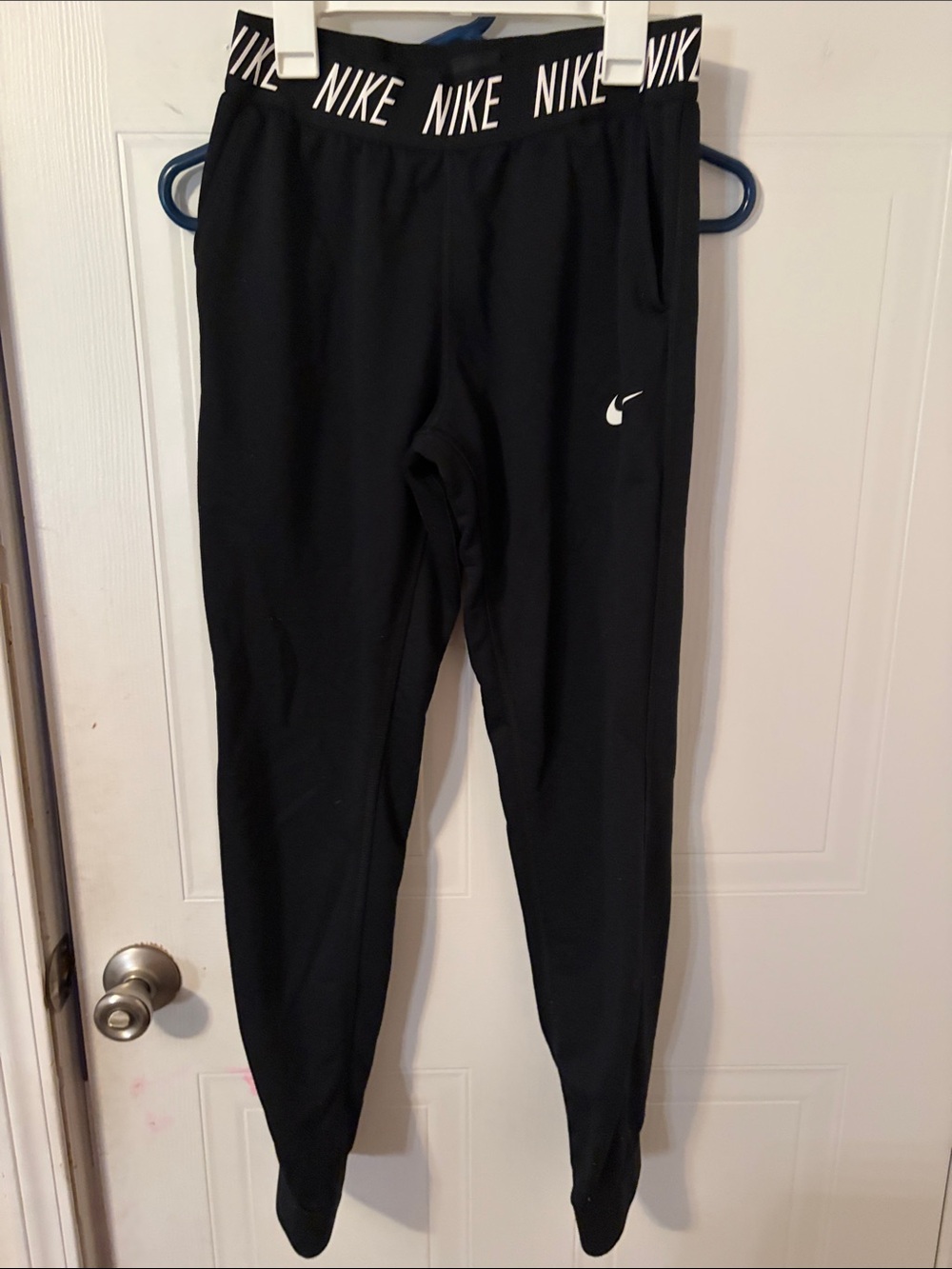 Nike Black Joggers with Logo Waistband